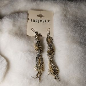Forever 21 two-tone earrings